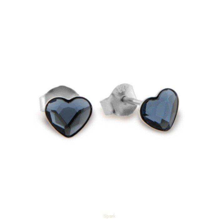 

Серебряные серьги SPARK Heart 6 мм со Swarovski модели K2808DB