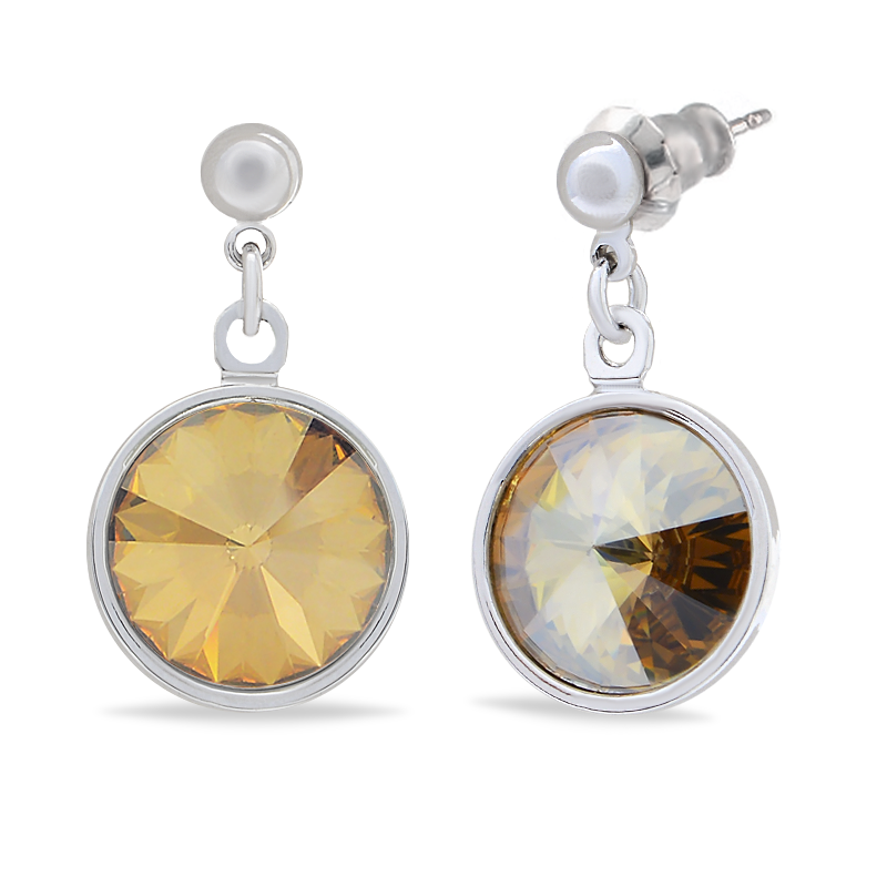 

Серьги KOBI RIVOLI KOLO 12 мм со Swarovski модели 7740-1076-05-32