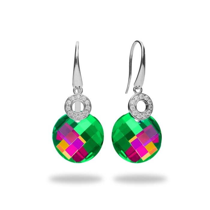 

Серебряные серьги SPARK Luna Bellus со Swarovski модели KWC662118VM