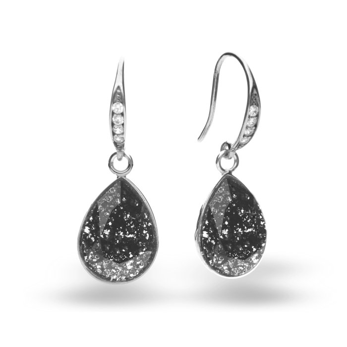 

Серебряные серьги SPARK Classy Pear со Swarovski модели KWC432014BP
