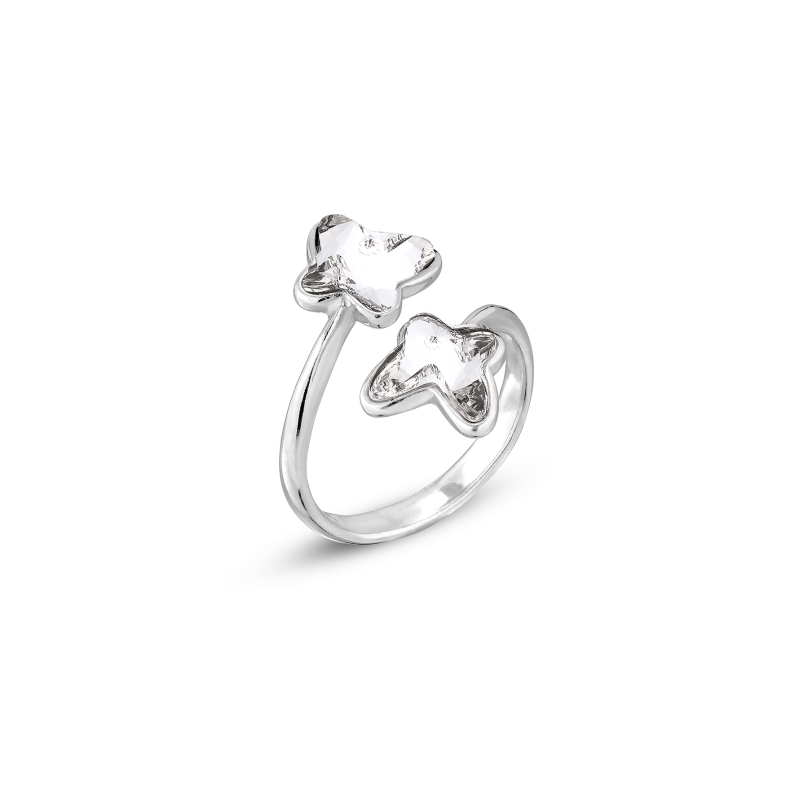 

Серебряное кольцо SPARK Butterfly со Swarovski модели P2854CC