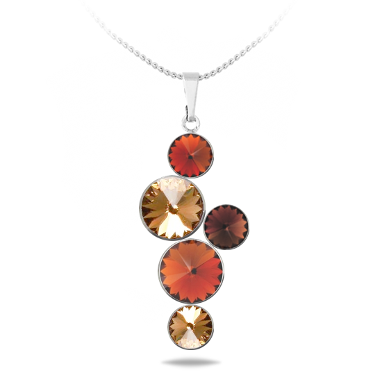 

Кулон c цепочкой KOBI ZORINA со Swarovski модели 7730-1122-226