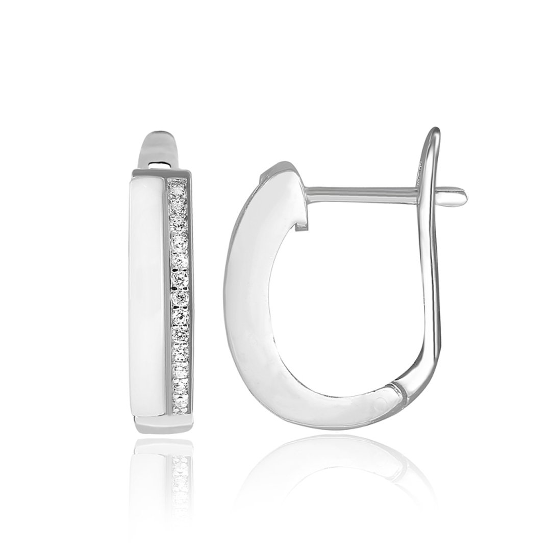 

Серебряные серьги Silvex925 с фианитом модели СК2ФК1/1000