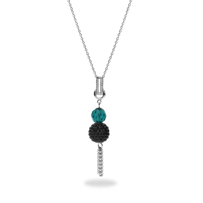 

Серебряный кулон с цепочкой SPARK Pave Tassel со Swarovski модели NC860011JBZ