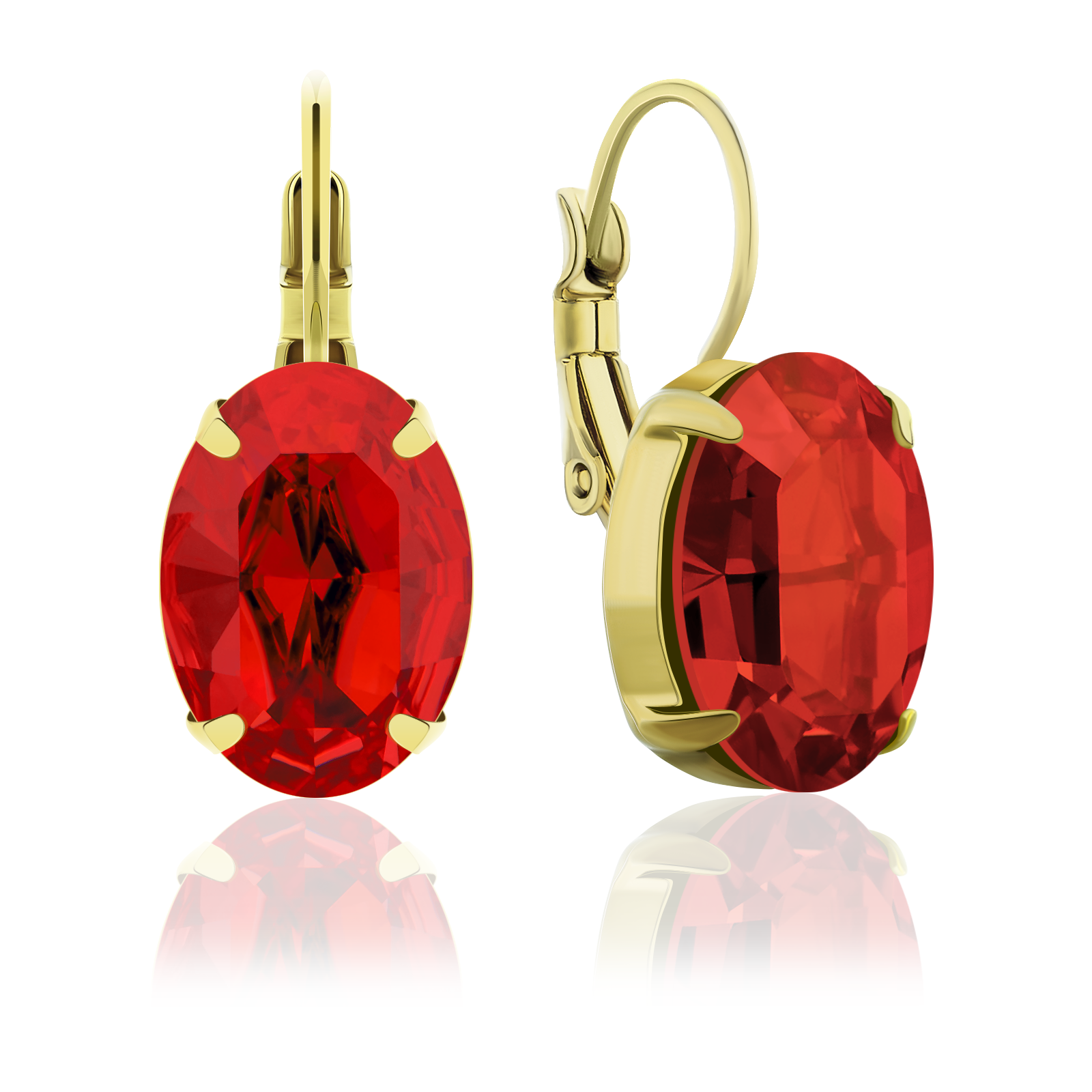 

Серьги KOBI MIRA 14*8 мм со Swarovski модели 7740-1728-135