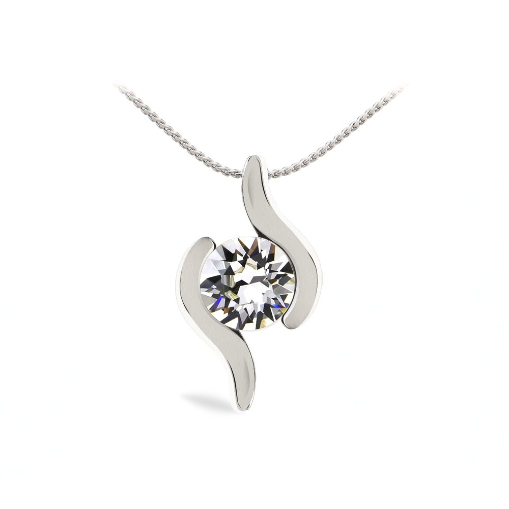 

Кулон c цепочкой KOBI SUSANA со Swarovski 8 мм модели 7730-8650-02-32