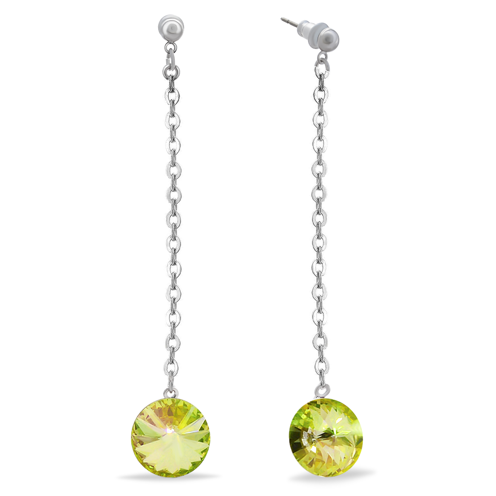 

Серьги KOBI RIVOLI KOLO na retizek 12 мм со Swarovski модели 7740-1074-44-32