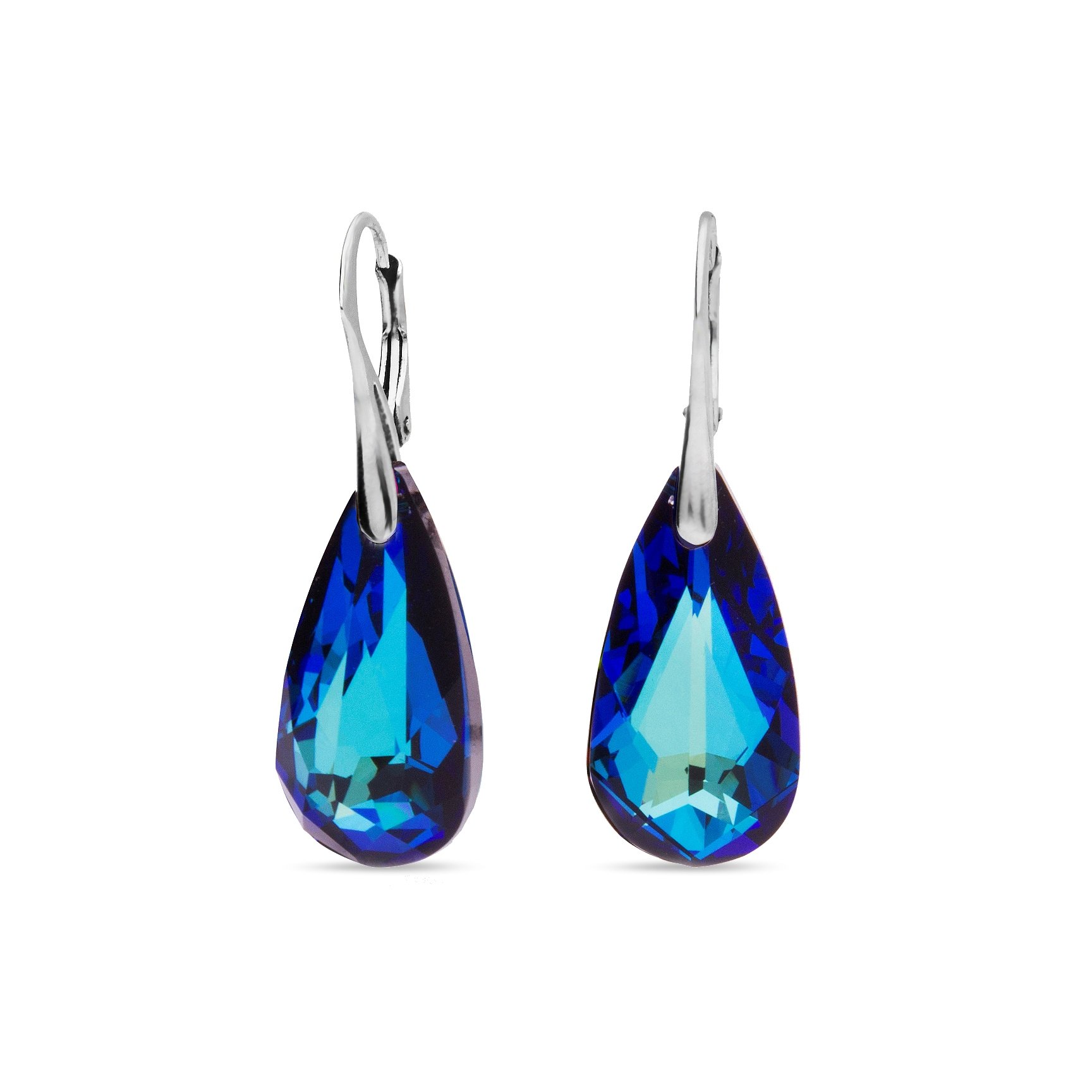 

Серебряные серьги SPARK Teardrop со Swarovski модели KW610024BB
