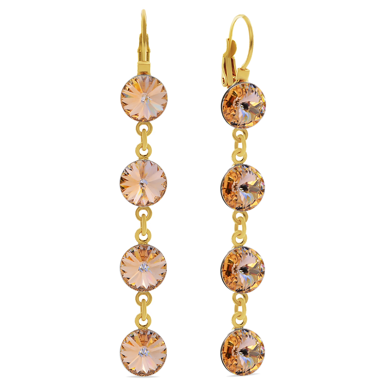 

Серьги KOBI MINI RIVOLI 8 мм со Swarovski модели 7740-1111-25-35