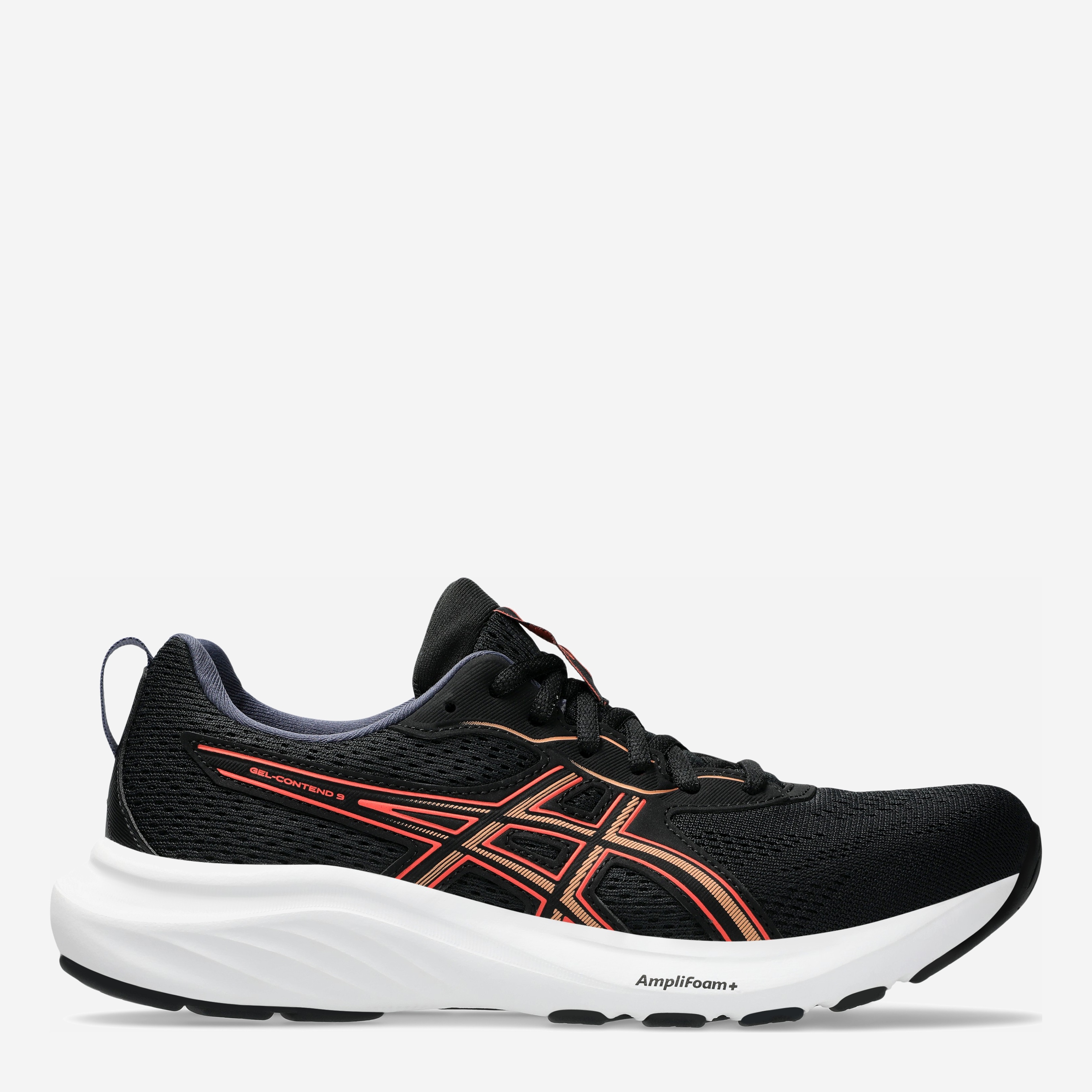 Акція на Жіночі кросівки для бігу ASICS Gel-Contend 9 1012B681-004 39.5 (8US) 25 см Чорний/Помаранчевий від Rozetka