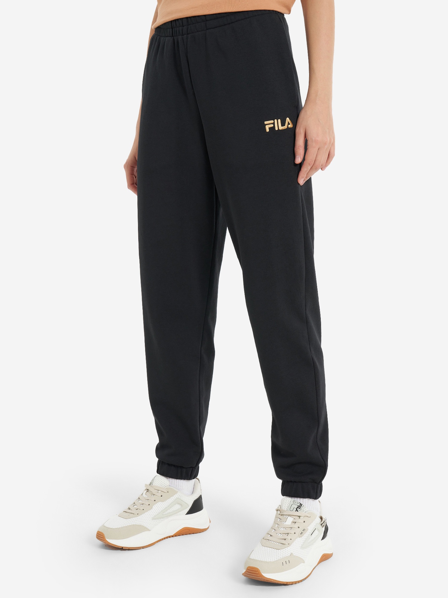 Спортивні штани жіночі Fila 129421FLA-99 40-42 Чорні від Rozetka на платформі USKIDKA Акція на Спортивні штани жіночі Fila 129421FLA-99 40-42 Чорні від Rozetka