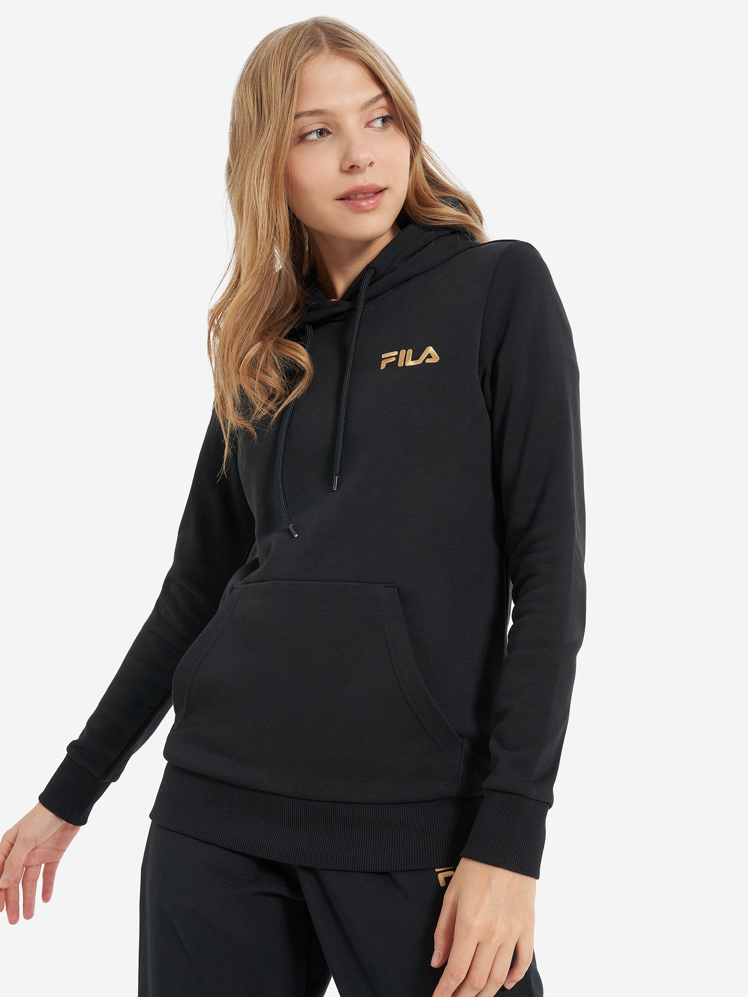 Худі жіноче Fila 134014FLA-99 44 Чорне від Rozetka на платформі USKIDKA Акція на Худі жіноче Fila 134014FLA-99 44 Чорне від Rozetka
