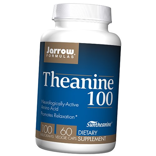 

Теанин, Theanine 100, Jarrow Formulas 60вегкапс (27345005)