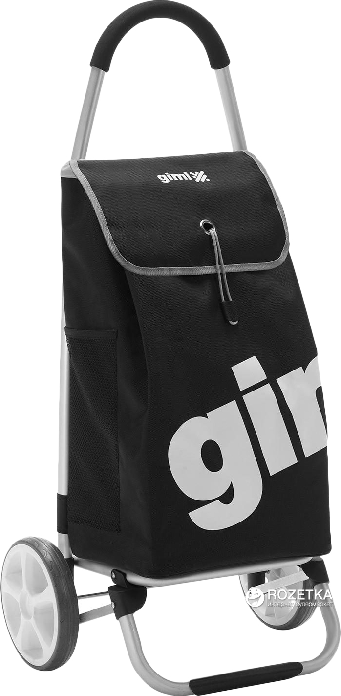 

Сумка-тележка Gimi Galaxy хозяйственная на колесах 50 л Черная