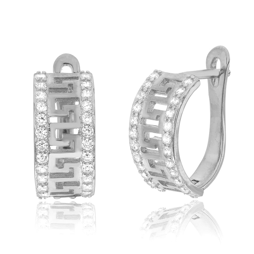 

Серебряные серьги Silvex925 с фианитом модели СК2Ф/235