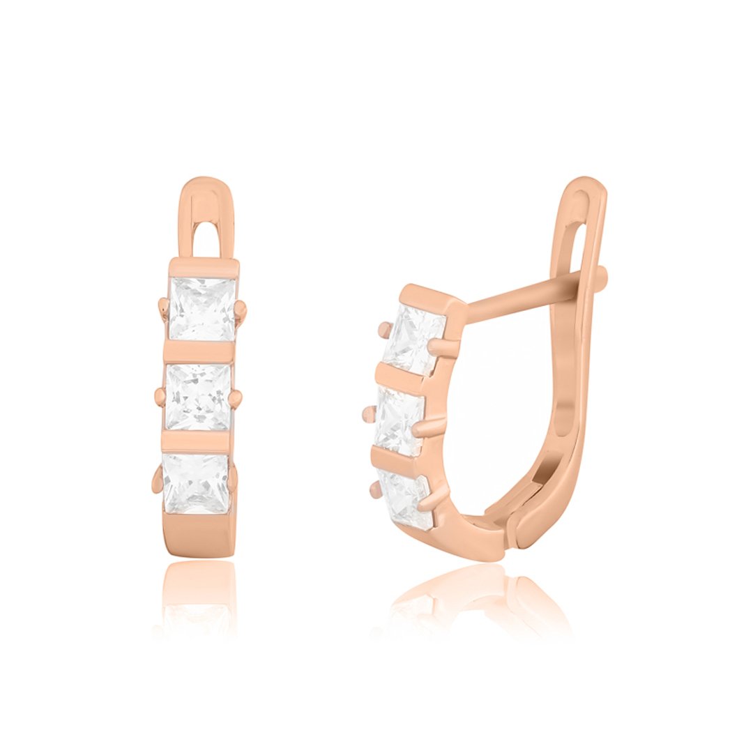 

Серебряные серьги Silvex925 с фианитом модели С3Ф/343