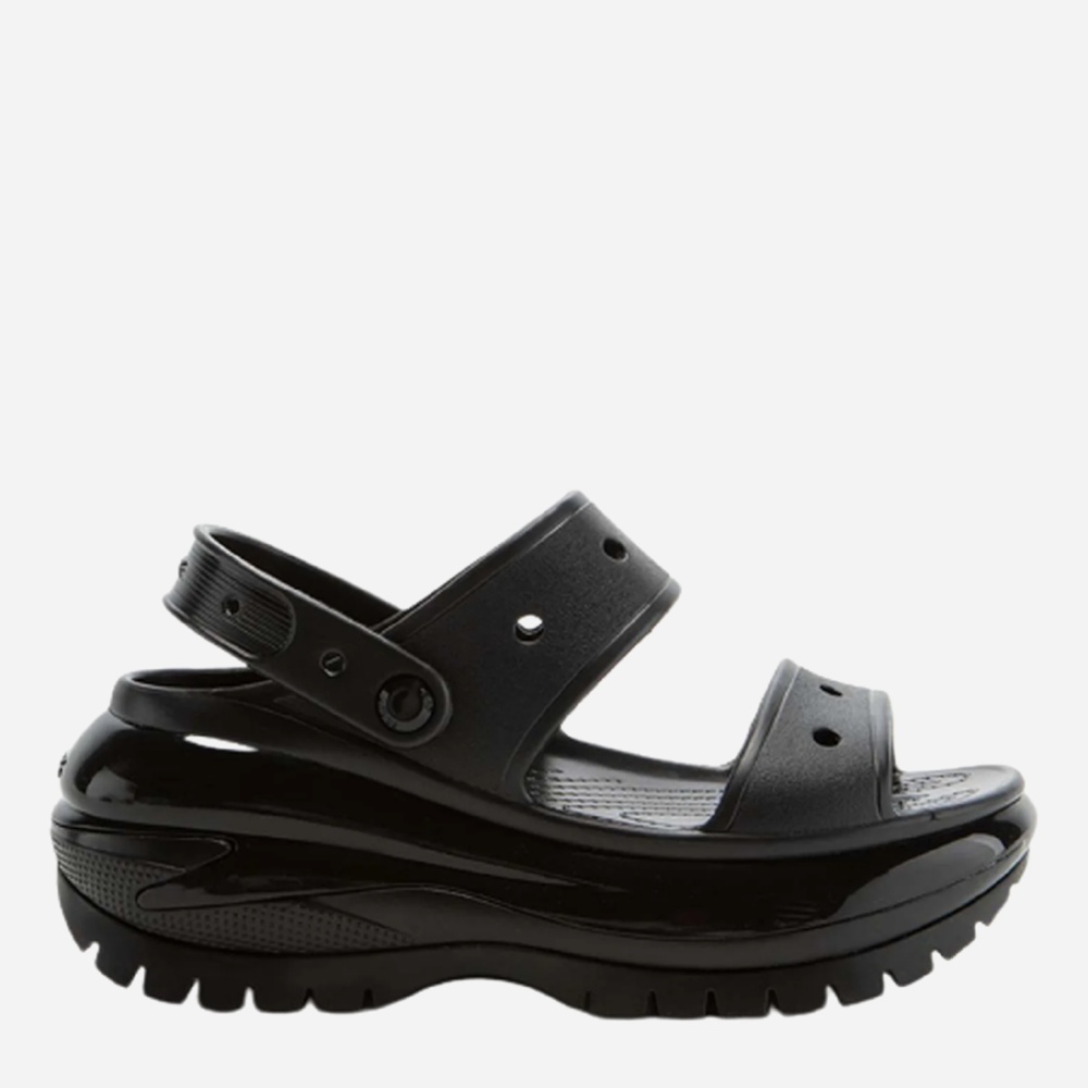 Акція на Жіночі сандалії Crocs Mega Crush Sandal Blk 207989-001 42-43 (M9/W11) 27 см Black від Rozetka