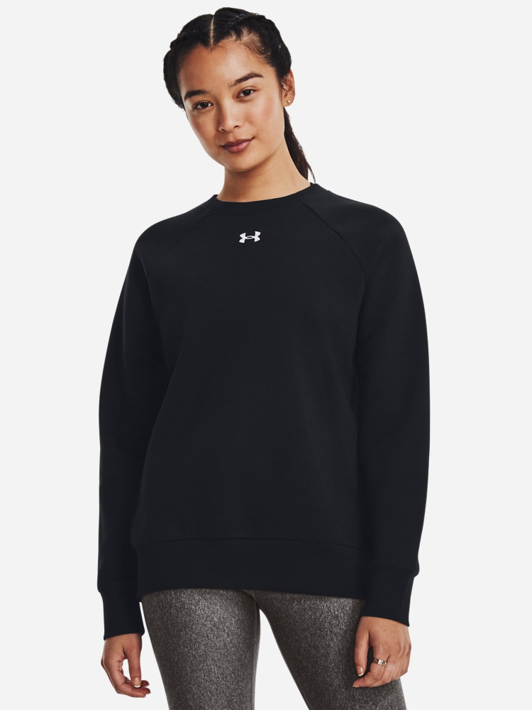 Світшот на флісі жіночий Under Armour UA Rival Fleece Crew 1379508-001 XS Чорний від Rozetka на платформі USKIDKA Акція на Світшот на флісі жіночий Under Armour UA Rival Fleece Crew 1379508-001 XS Чорний від Rozetka