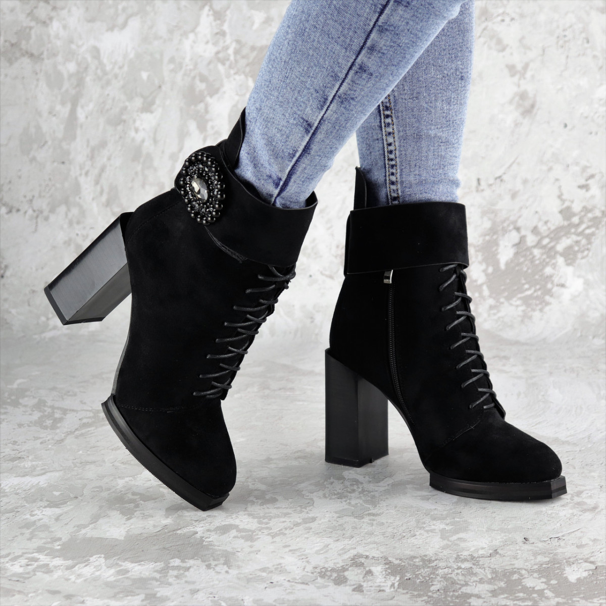

Женские зимние сапоги Fashion Elway 1317 40 размер 26 см Черный
