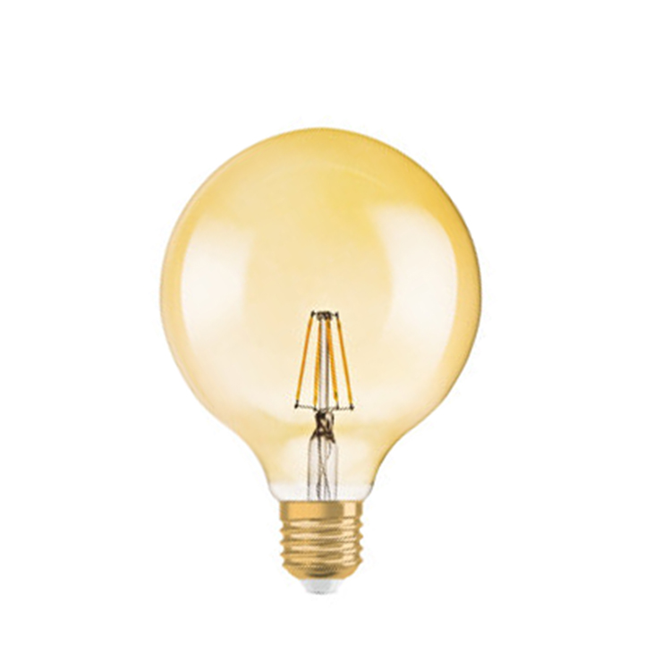 

Светодиодная лампа OSRAM 1906LEDGlobe 4W/824 230V FILGD E27 филаментная Gold (4052899962071)