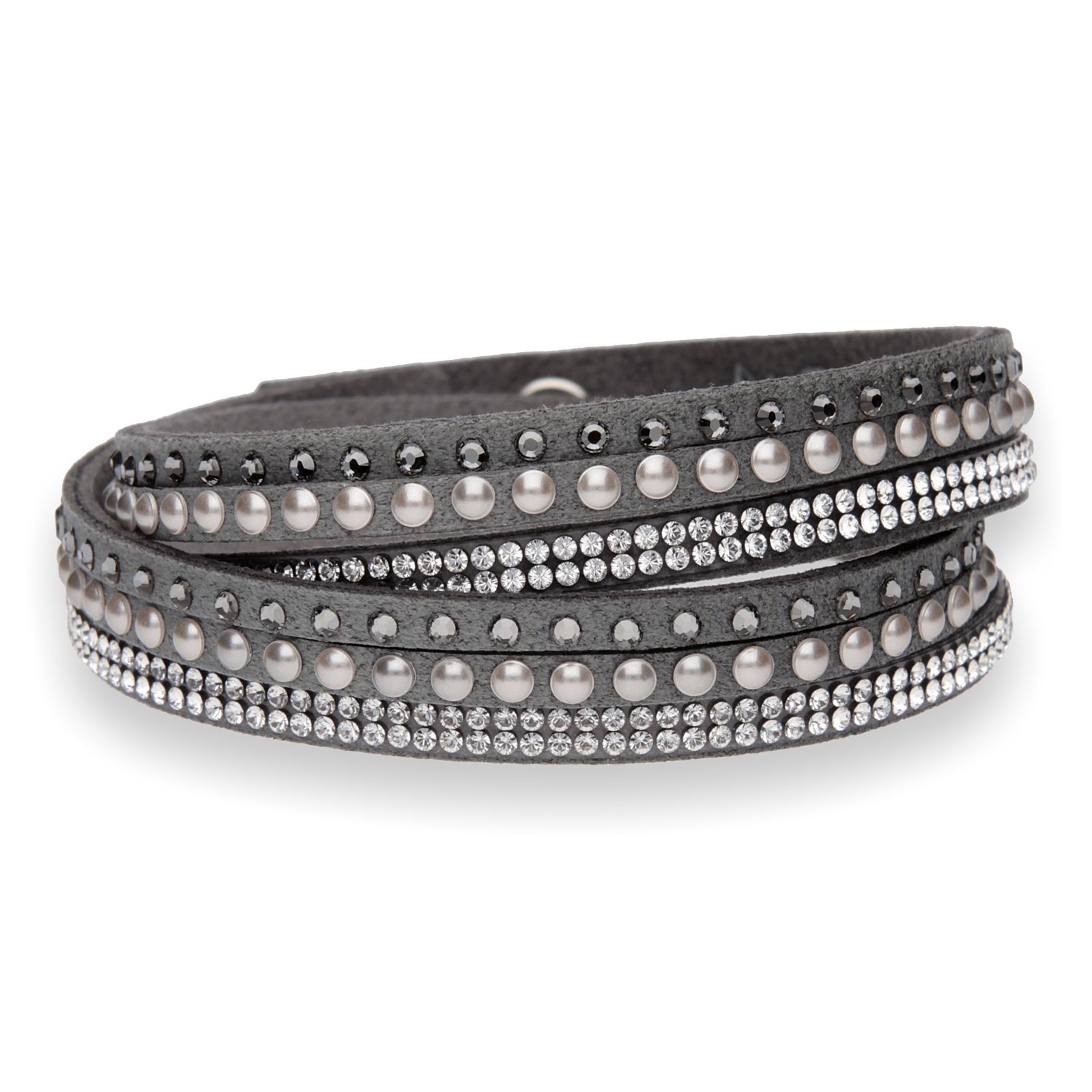 

Замшевый браслет SPARK Multistrands Pearl со Swarovski модели BDVP3HSNLTGRC