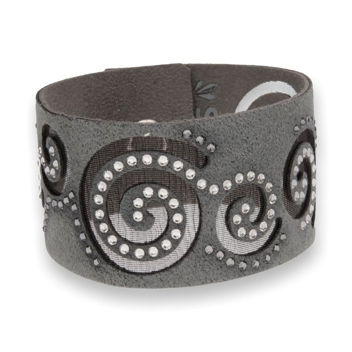 

Замшевый браслет SPARK Spiral со Swarovski модели BSPIR1HCSN