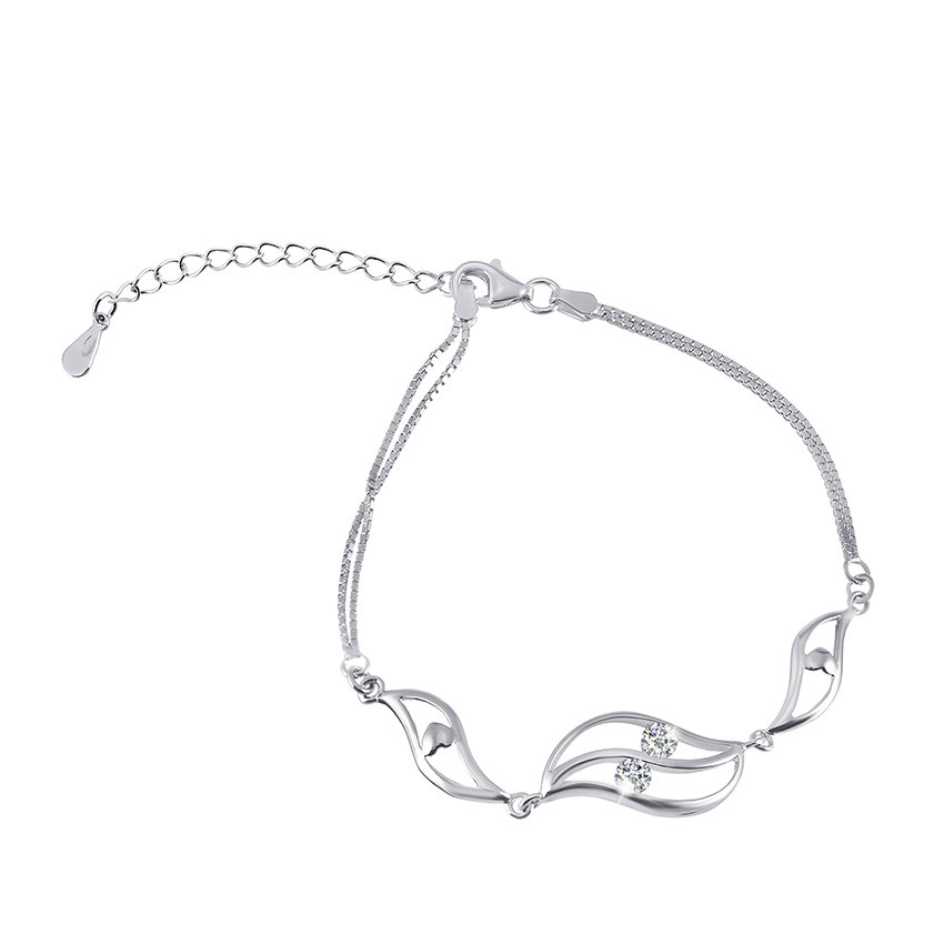 

Серебряный браслет Silvex925 с фианитом модели Б2Ф/430