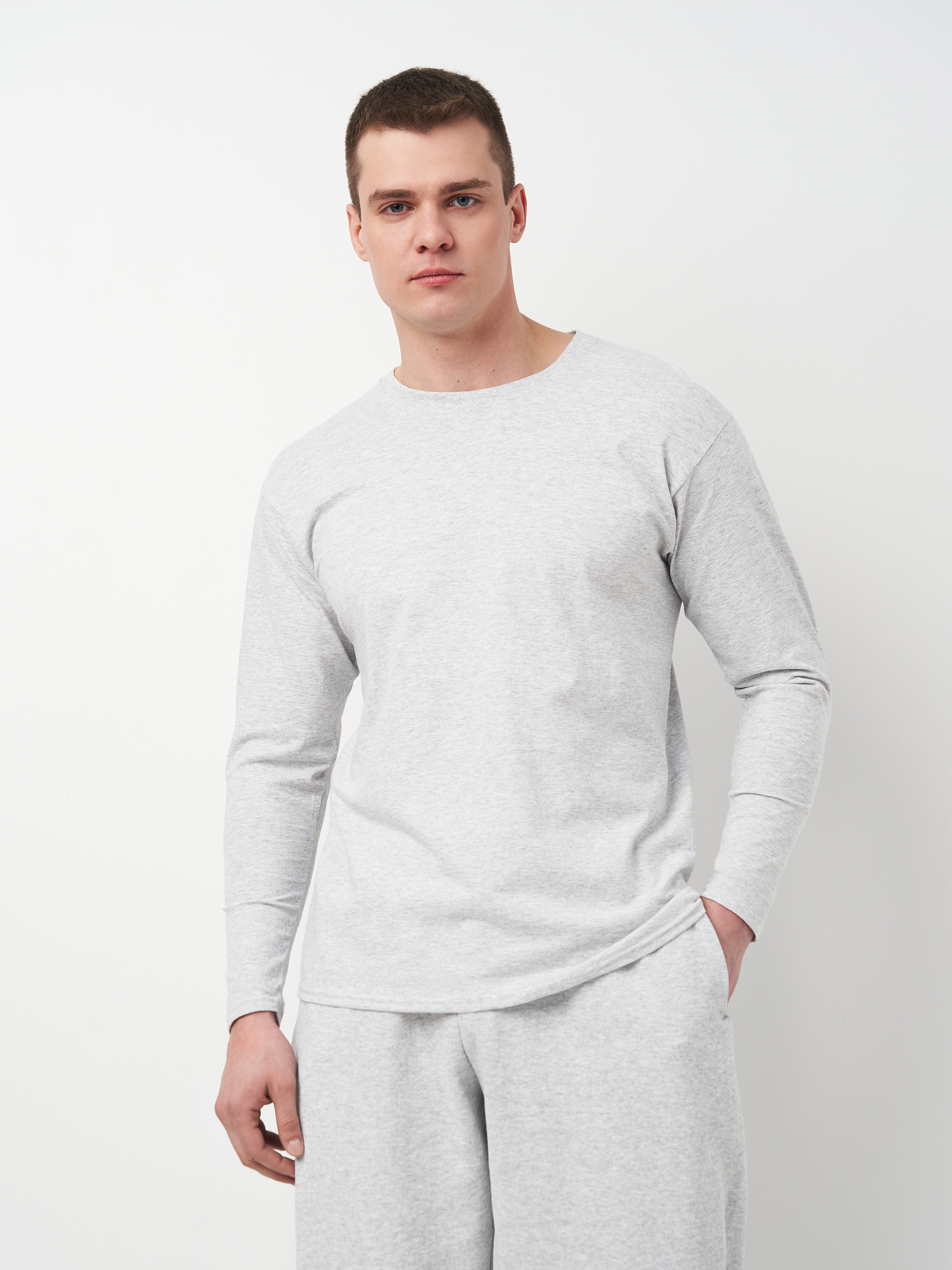 Лонгслів чоловічий Fruit of the loom 061038094 L Світло-сірий меланж від Rozetka на платформі USKIDKA Акція на Лонгслів чоловічий Fruit of the loom 061038094 L Світло-сірий меланж від Rozetka
