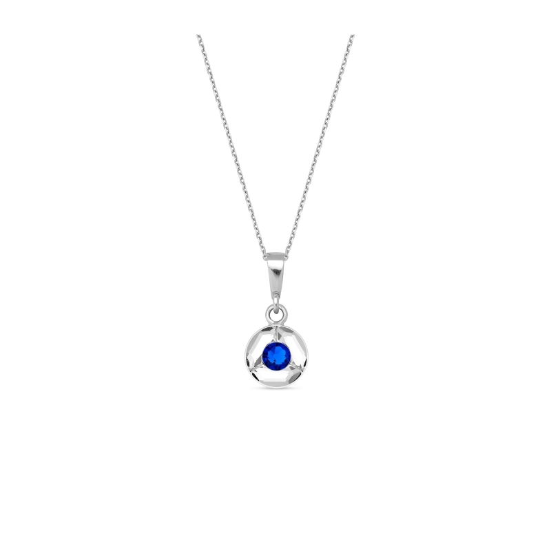 

Серебряный кулон с цепочкой SPARK Circle со Swarovski модели N20378CCB