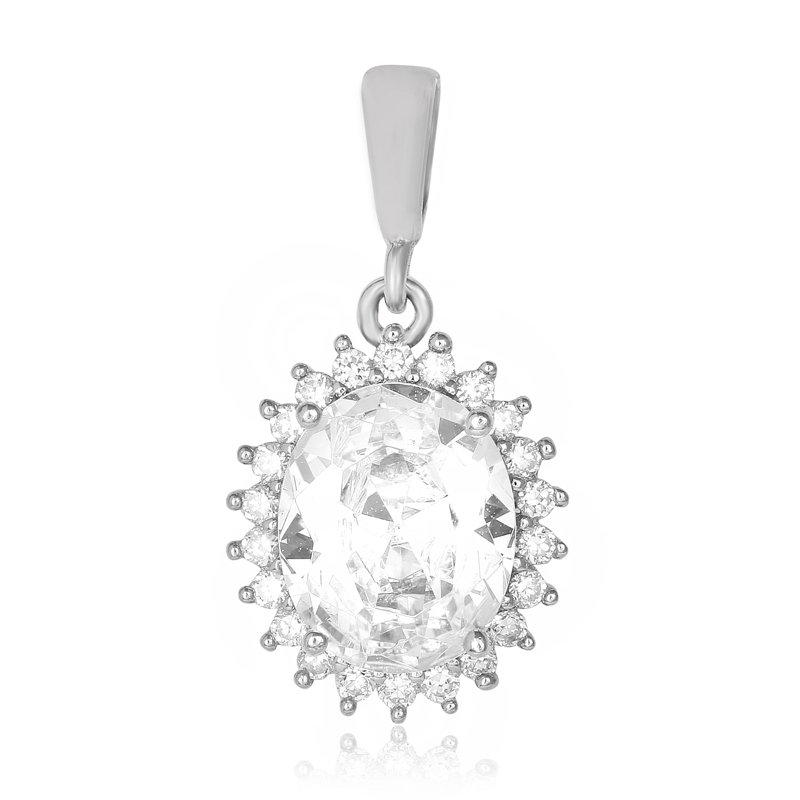 

Серебряная подвеска Silvex925 с фианитом модели ПК2Ф/377