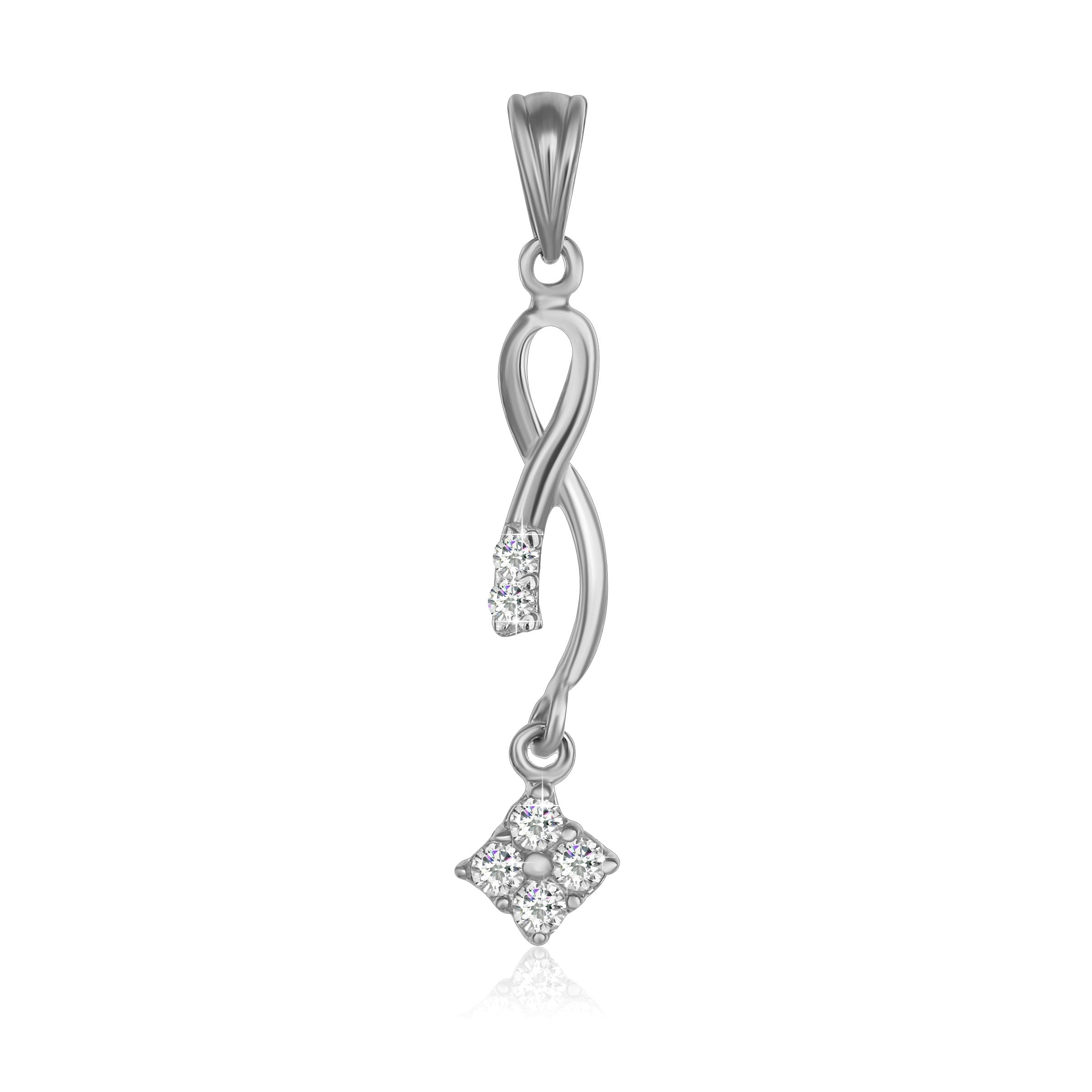 

Серебряная подвеска Silvex925 с фианитом модели П2Ф/421