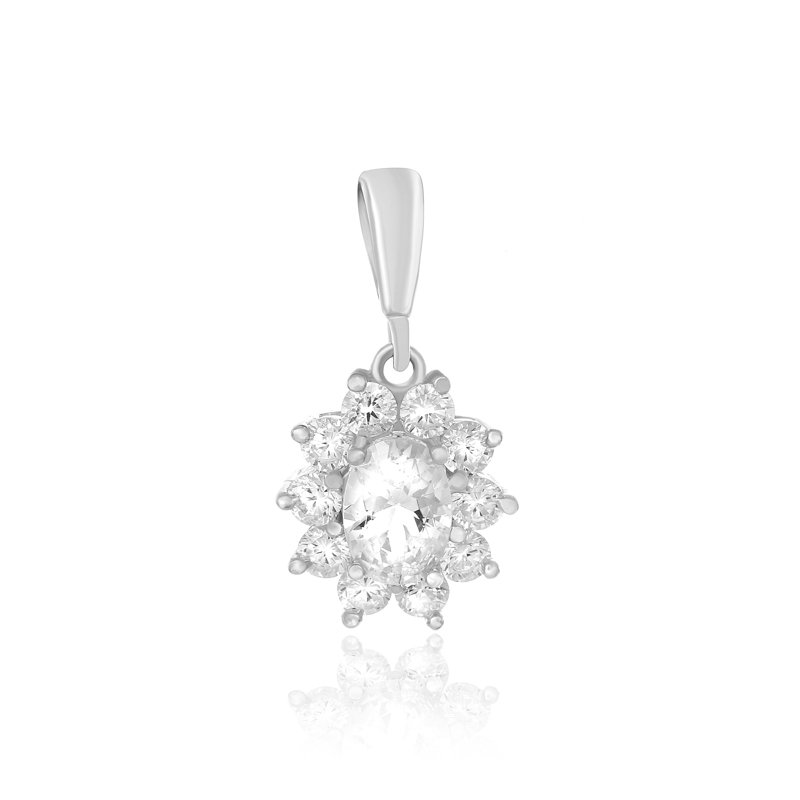 

Серебряная подвеска Silvex925 с фианитом модели ПК2Ф/386
