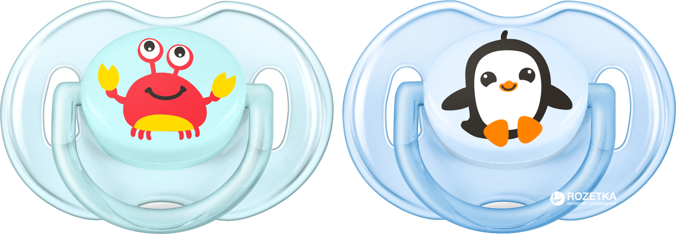 

Пустышка Philips AVENT Classic для мальчиков 0-6 мес 2 шт (SCF169/35)