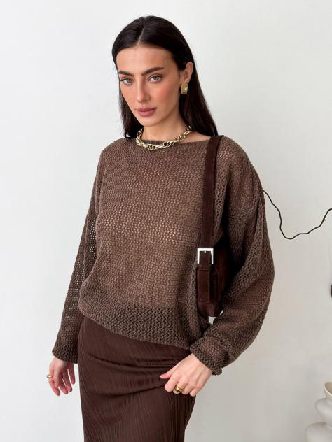 Джемпер жіночий ARTKNIT Soft L/XL Коричневий від Rozetka на платформі USKIDKA Акція на Джемпер жіночий ARTKNIT Soft L/XL Коричневий від Rozetka