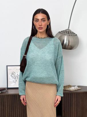 Джемпер жіночий ARTKNIT Soft L/XL Бірюзовий від Rozetka на платформі USKIDKA Акція на Джемпер жіночий ARTKNIT Soft L/XL Бірюзовий від Rozetka