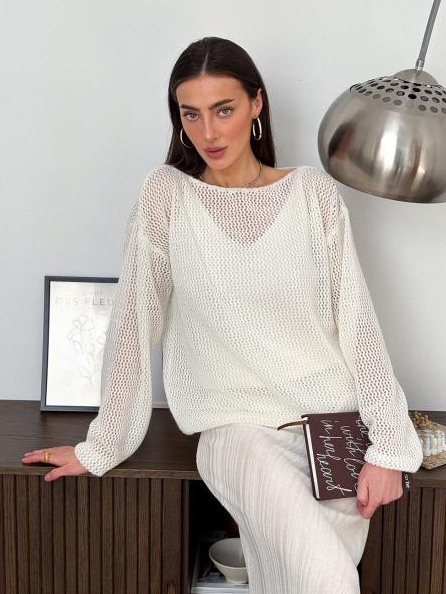 Джемпер жіночий ARTKNIT Soft S/M Молочний від Rozetka на платформі USKIDKA Акція на Джемпер жіночий ARTKNIT Soft S/M Молочний від Rozetka