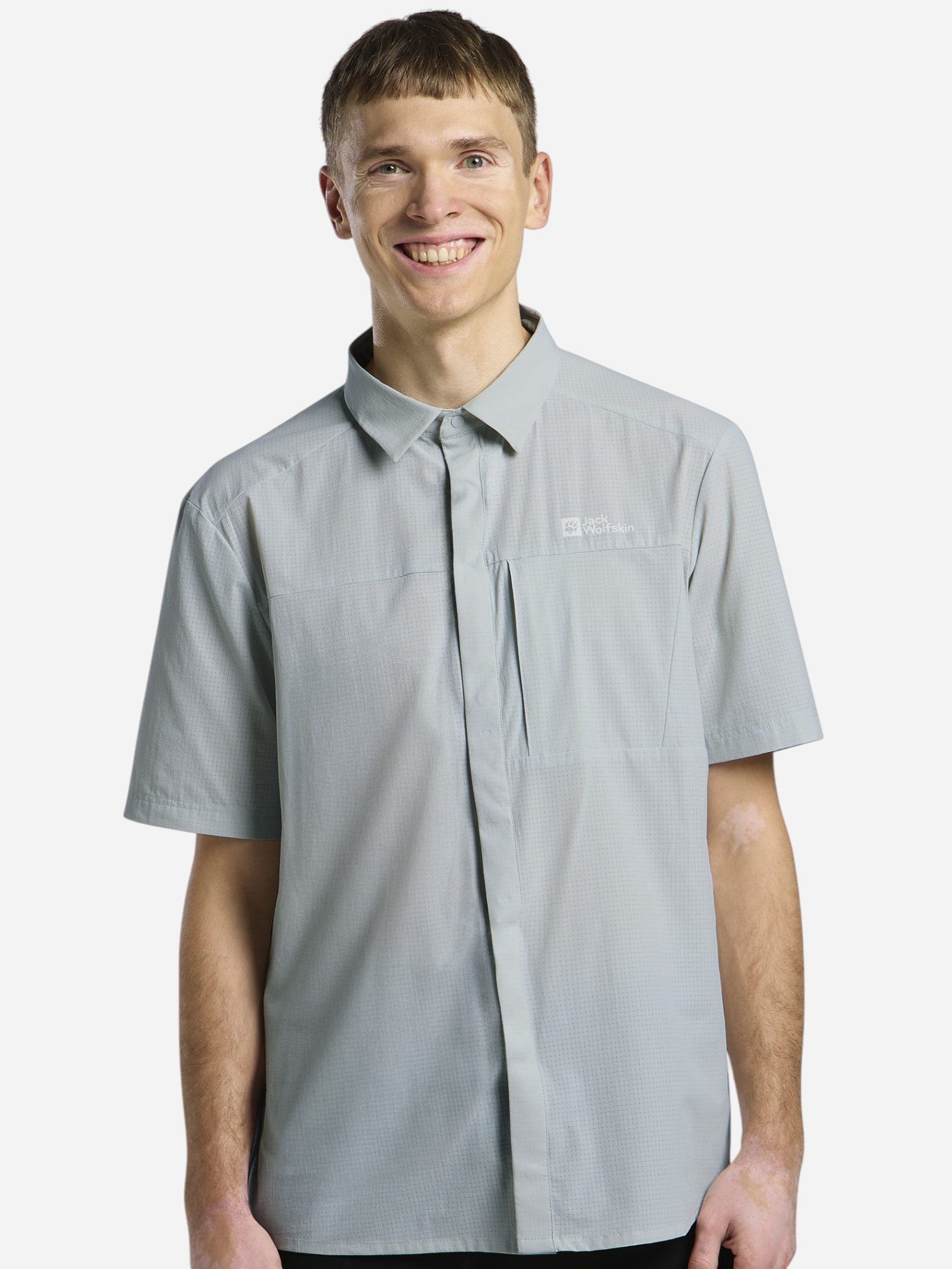 Сорочка літня чоловіча Jack Wolfskin Vandra S/S Shirt M 1404071-6709 2XL Сіра від Rozetka на платформі USKIDKA Акція на Сорочка літня чоловіча Jack Wolfskin Vandra S/S Shirt M 1404071-6709 2XL Сіра від Rozetka