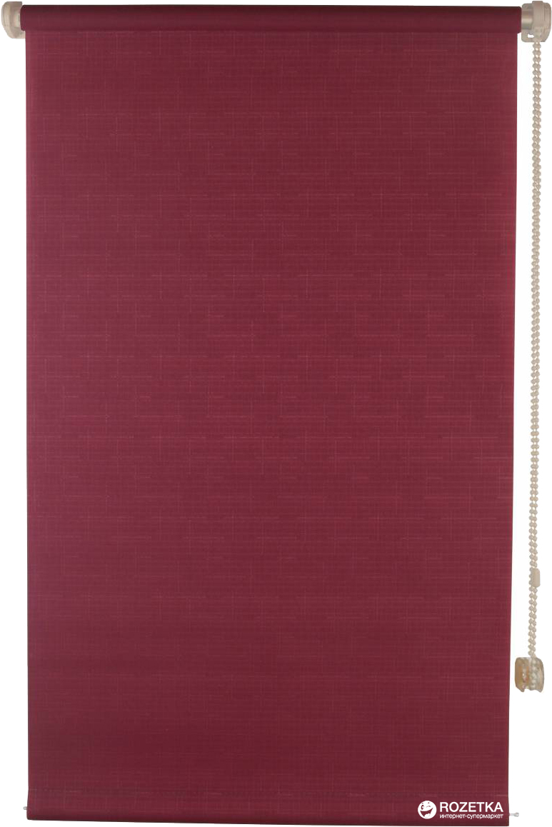 Ролета тканевая Магия Мини 56.5х160 см Темно-пурпурная (М1715)