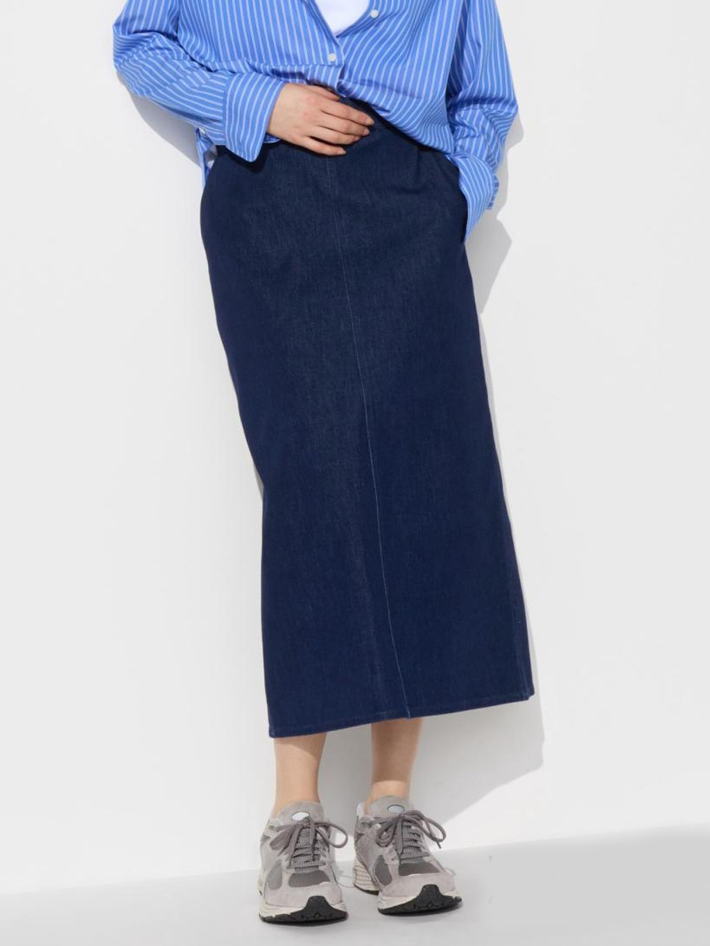 Спідниця джинсова міді пряма жіноча Uniqlo 486206225 S Синя від Rozetka на платформі USKIDKA Акція на Спідниця джинсова міді пряма жіноча Uniqlo 486206225 S Синя від Rozetka