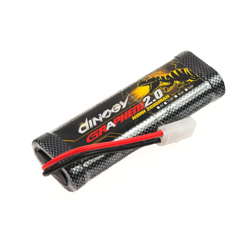 

Аккумулятор Dinogy NiMH 2600mAh 7.2V 25x46x130мм Tamiya (DLH-6S2600P-TAM)