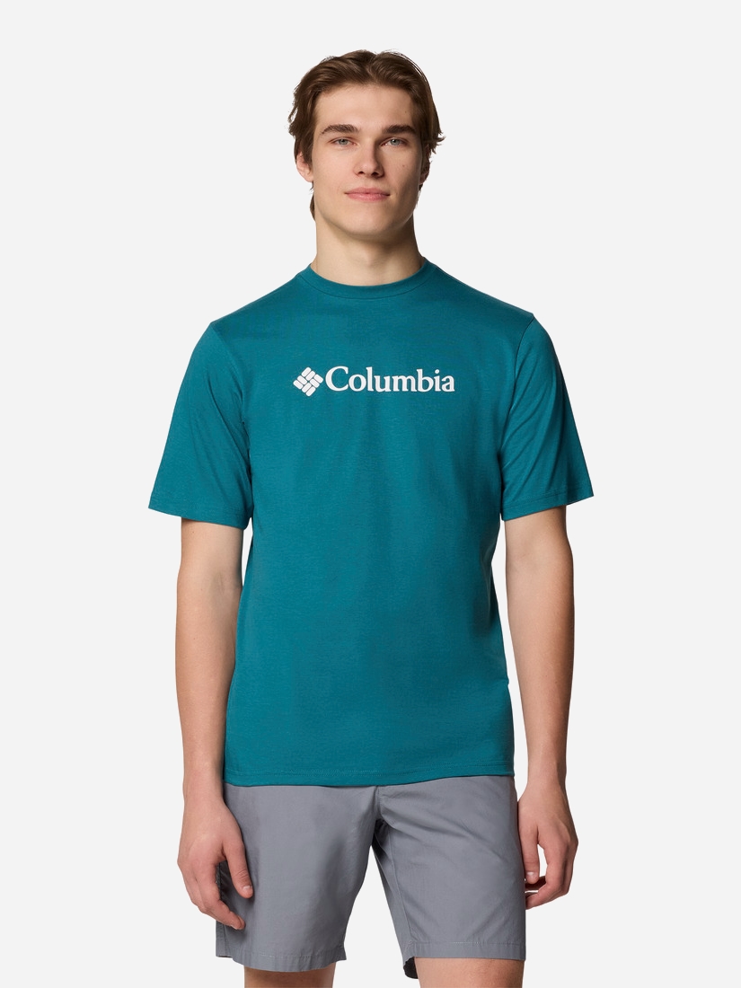 Футболка бавовняна довга чоловіча Columbia CSC Basic Logo™ 1680051-364 S Смарагдова від Rozetka на платформі USKIDKA Акція на Футболка бавовняна довга чоловіча Columbia CSC Basic Logo™ 1680051-364 S Смарагдова від Rozetka