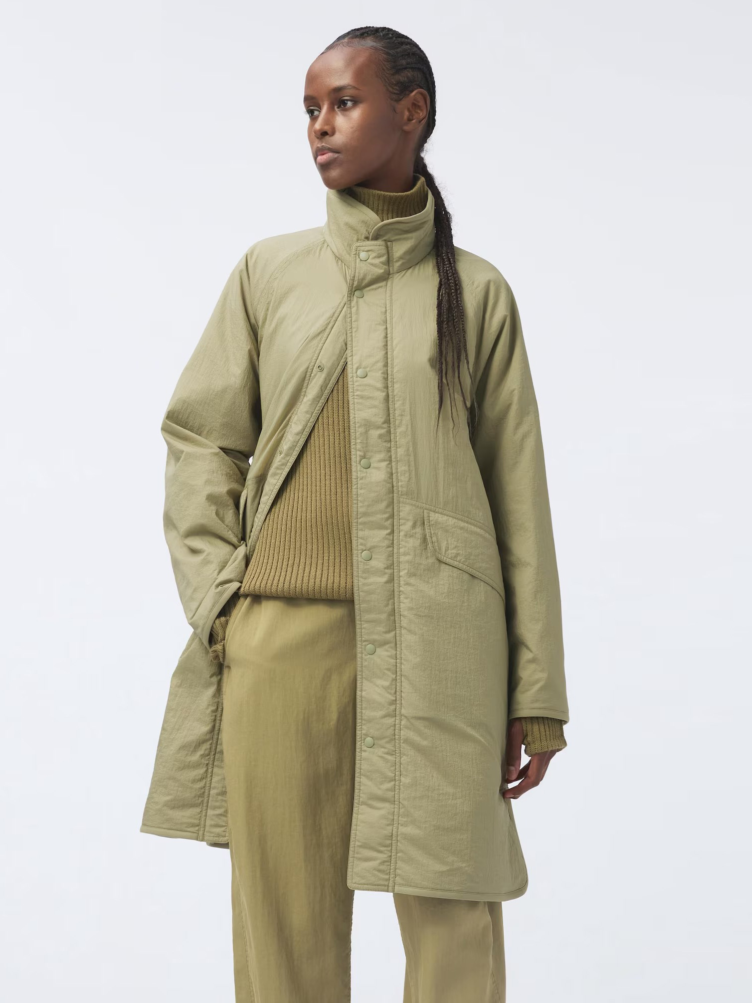 Куртка демісезонна довга жіноча UNIQLO 607466360 S Зелена від Rozetka на платформі USKIDKA Акція на Куртка демісезонна довга жіноча UNIQLO 607466360 S Зелена від Rozetka