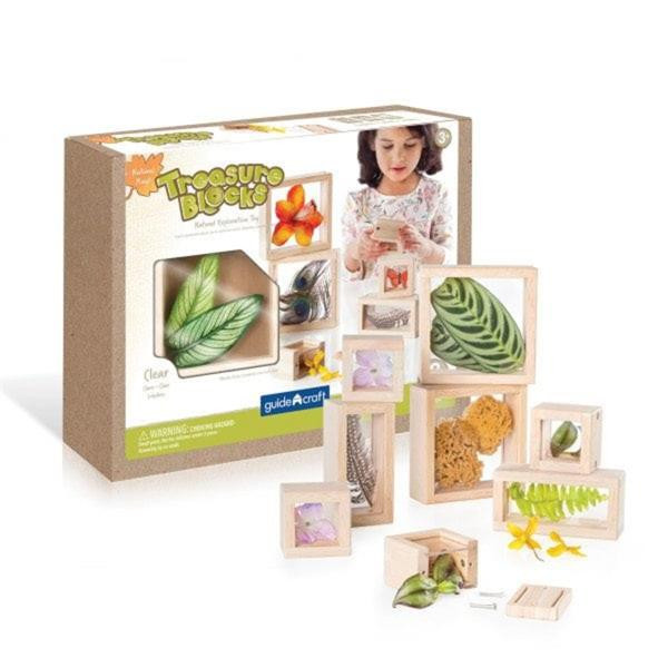 

Набор блоков Natural Play Сокровища в ящиках, прозрачный (G3084)