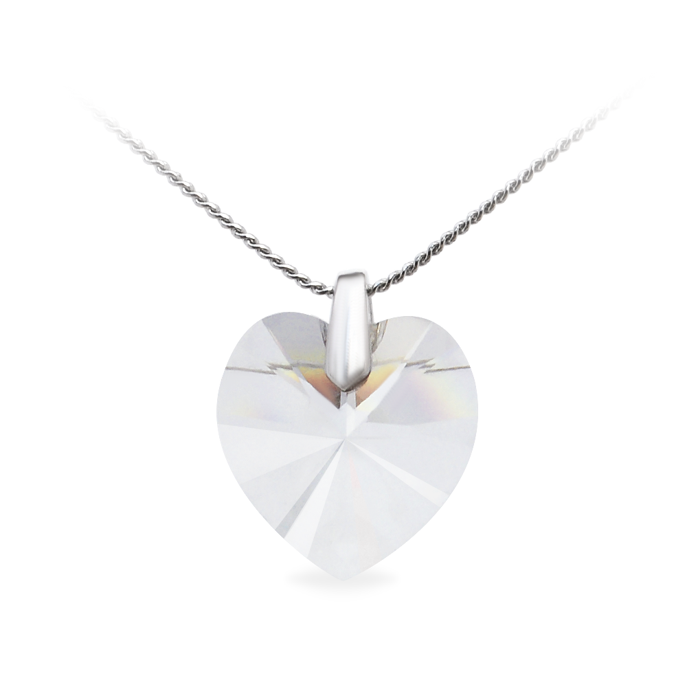 

Кулон c цепочкой KOBI Heart со Swarovski 18 мм модели 7430-9241-06
