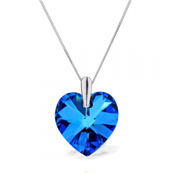 

Кулон с цепочкой KOBI Heart со Swarovski 18 мм модели 7430-9241-46