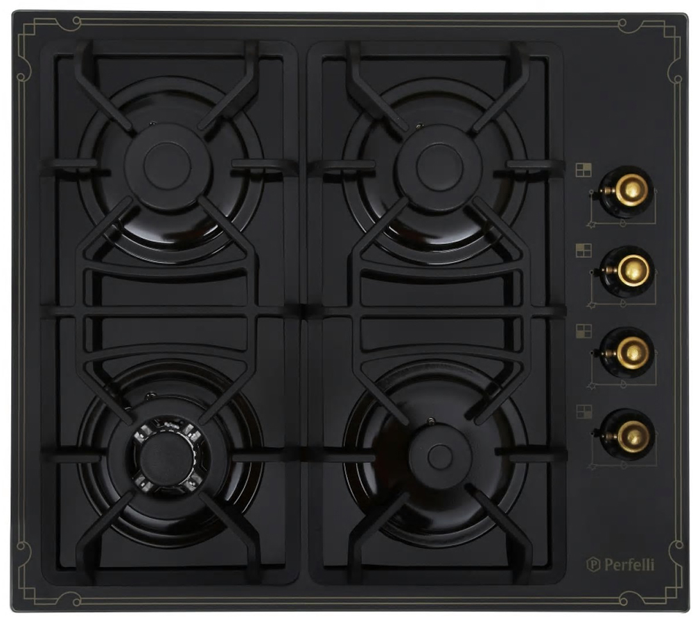 

Варочная поверхность газовая PERFELLI HGG 61724 BL ANTIQUE