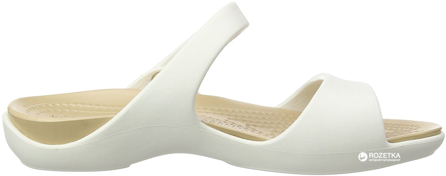 

Шлепанцы Crocs Jibbitz Cleo V 204268-13S-W10 41-42 26.3 см Белые