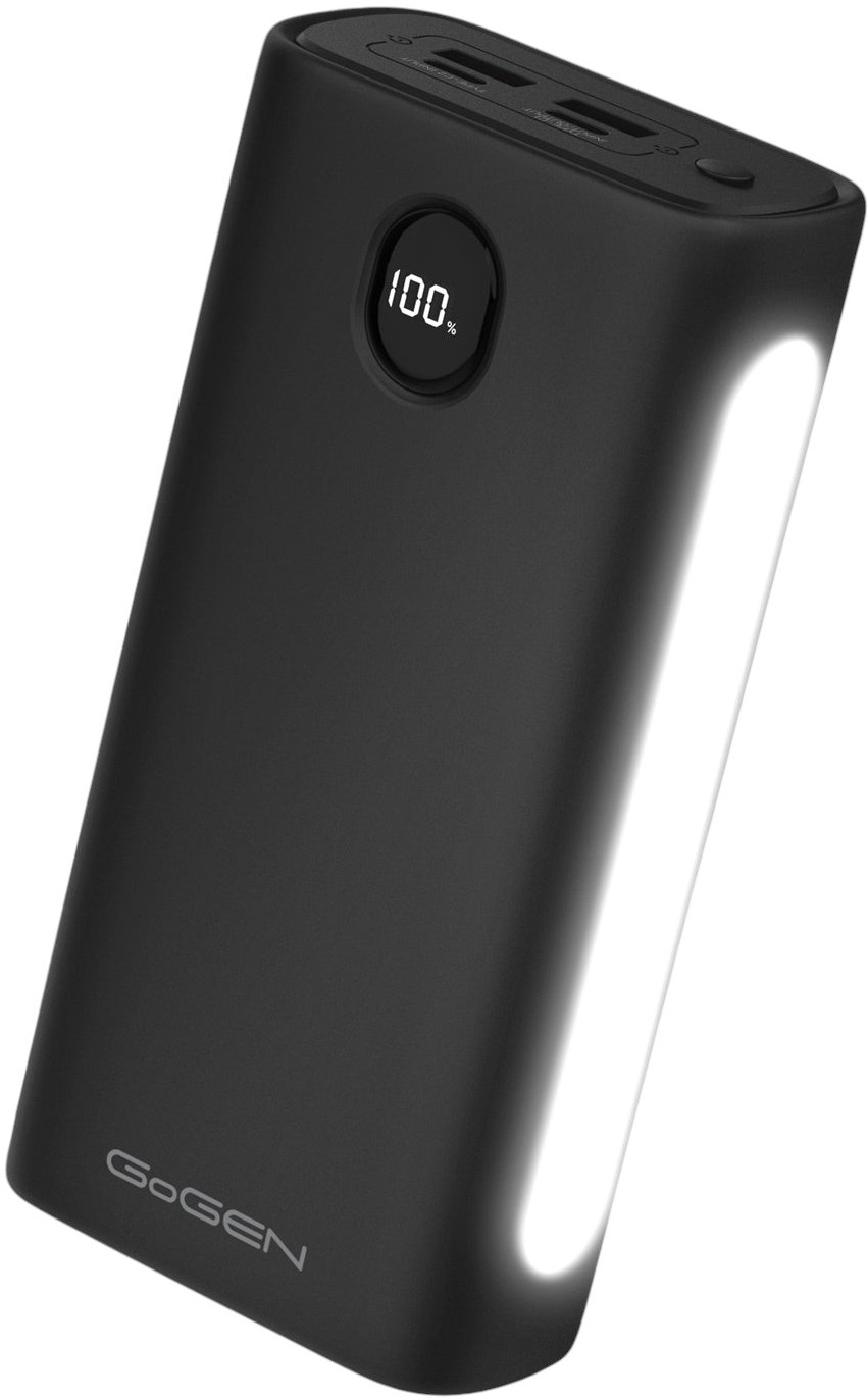 фото Внешний аккумулятор (павербанк) GoGen PB300003B 30000mAh Black