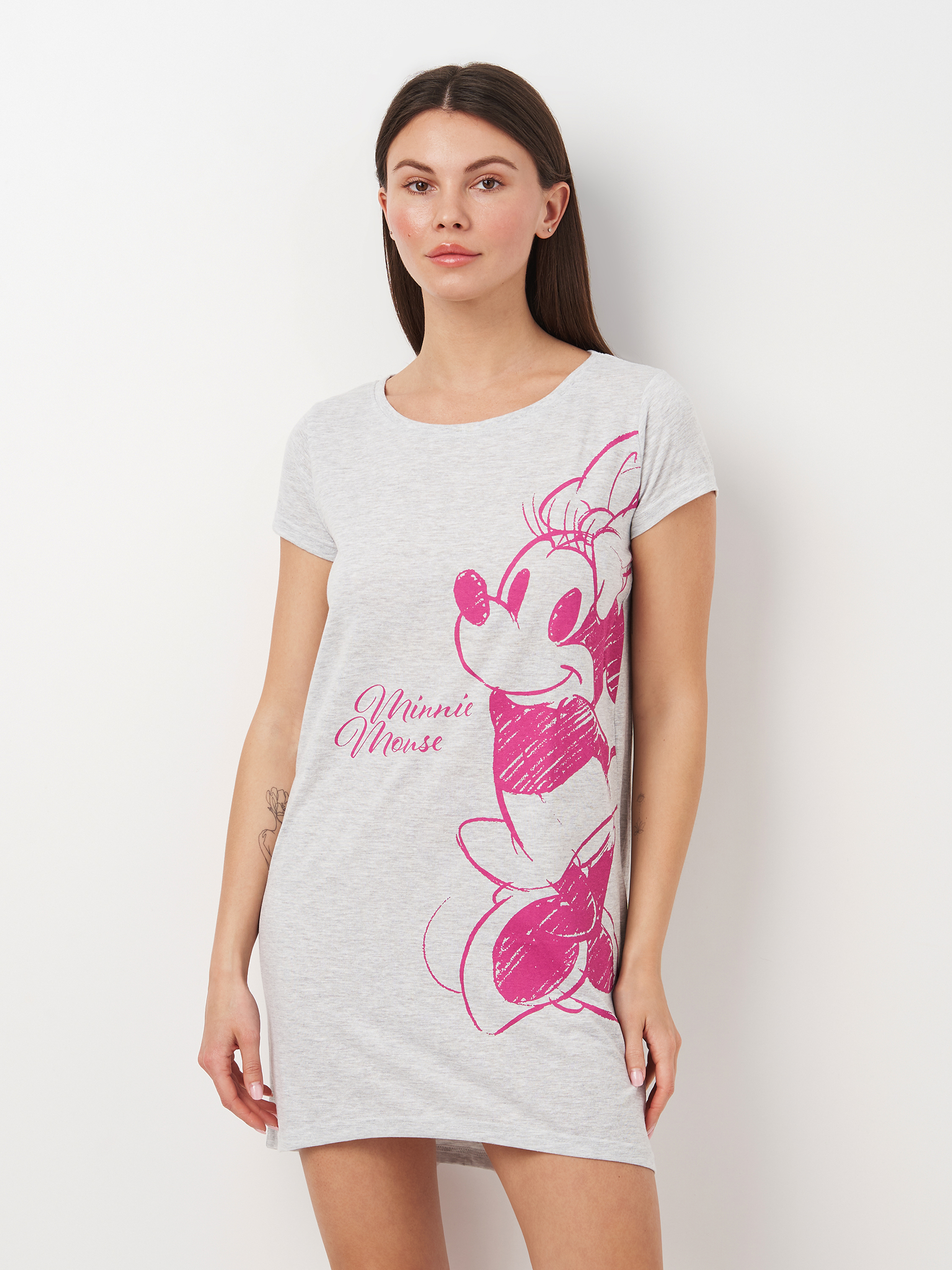 Нічна сорочка жіноча бавовняна великого розміру Disney Minnie Mouse DIS MF 53 04 A752 XL Сіра від Rozetka на платформі USKIDKA Акція на Нічна сорочка жіноча бавовняна великого розміру Disney Minnie Mouse DIS MF 53 04 A752 XL Сіра від Rozetka