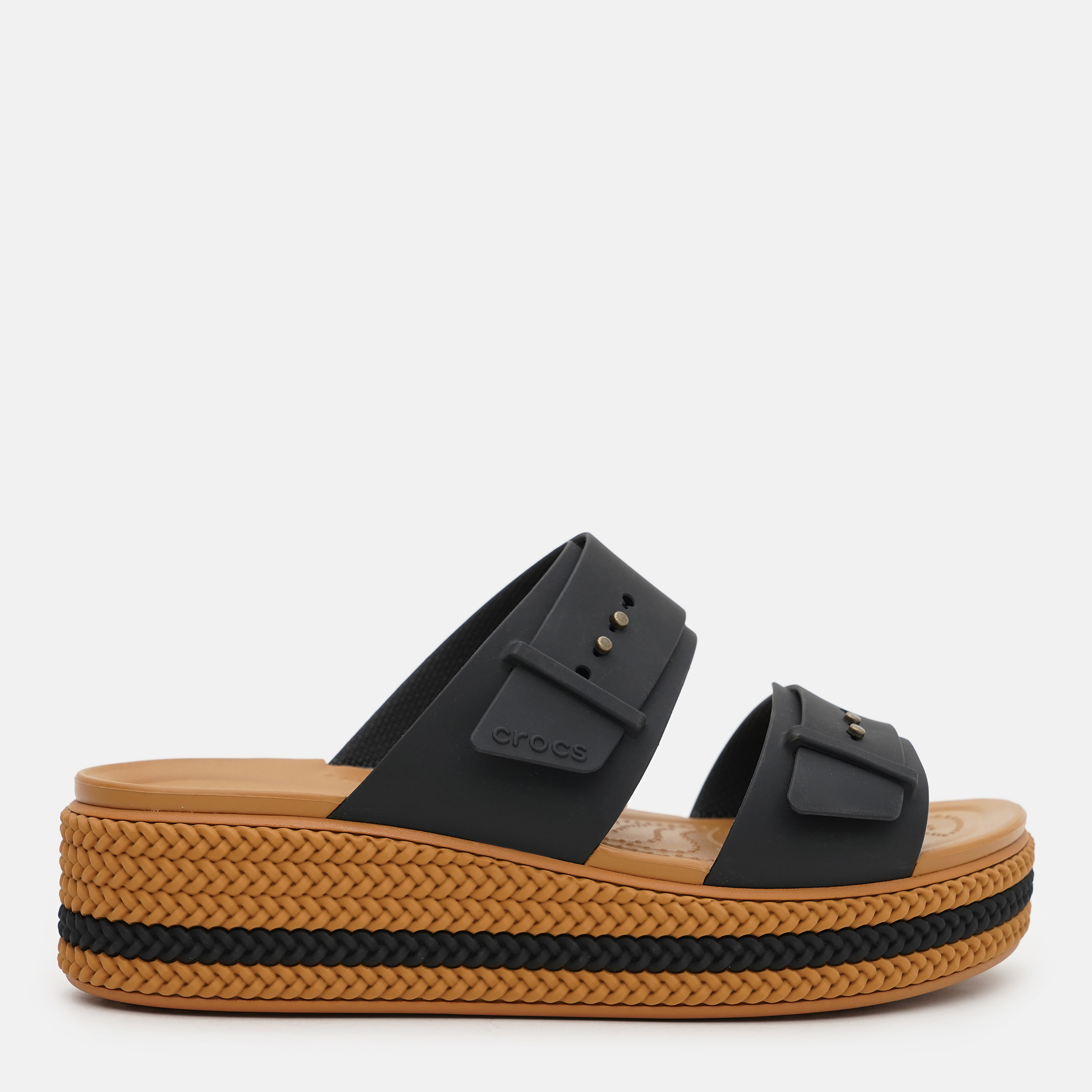 Жіночі шльопанці Crocs Brooklyn Woven Buckle Blk 209978-001 37-38 (W7) 23 см Black від Rozetka на платформі USKIDKA Акція на Жіночі шльопанці Crocs Brooklyn Woven Buckle Blk 209978-001 37-38 (W7) 23 см Black від Rozetka